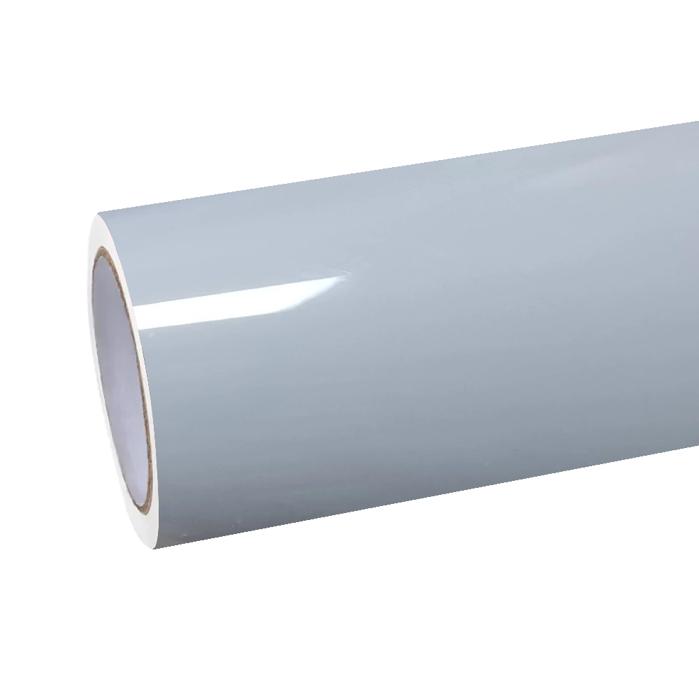 Gloss Grey Car Vinyl Wrap PET
