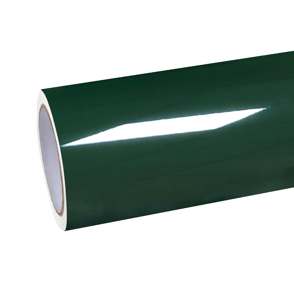 Gloss British Racing Green Car Vinyl Wrap PET