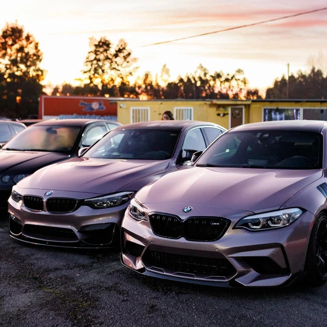 Gloss Metallic Frozen Berry Pink Car Vinyl Wrap PET