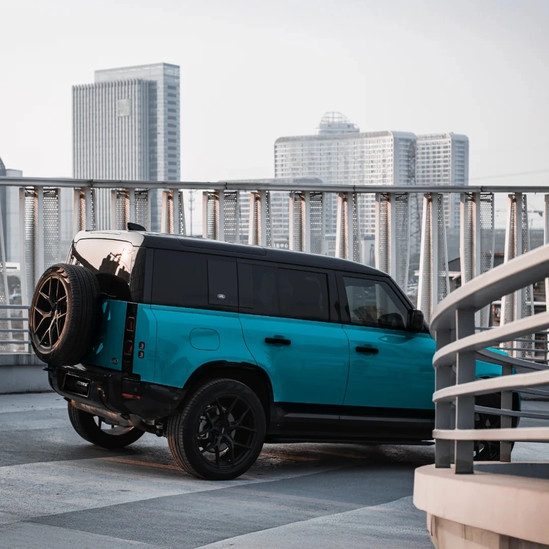TPU Gloss Miami Blue Colored PPF Paint Protection Film