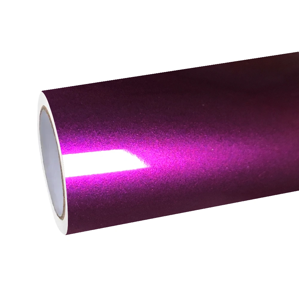Gloss Metallic Passionate Purple Car Vinyl Wrap PET