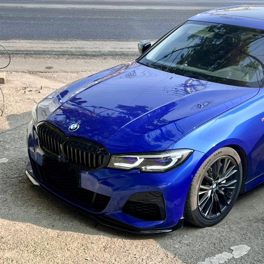 Gloss Metallic Portimand Blue Car Vinyl Wrap PET