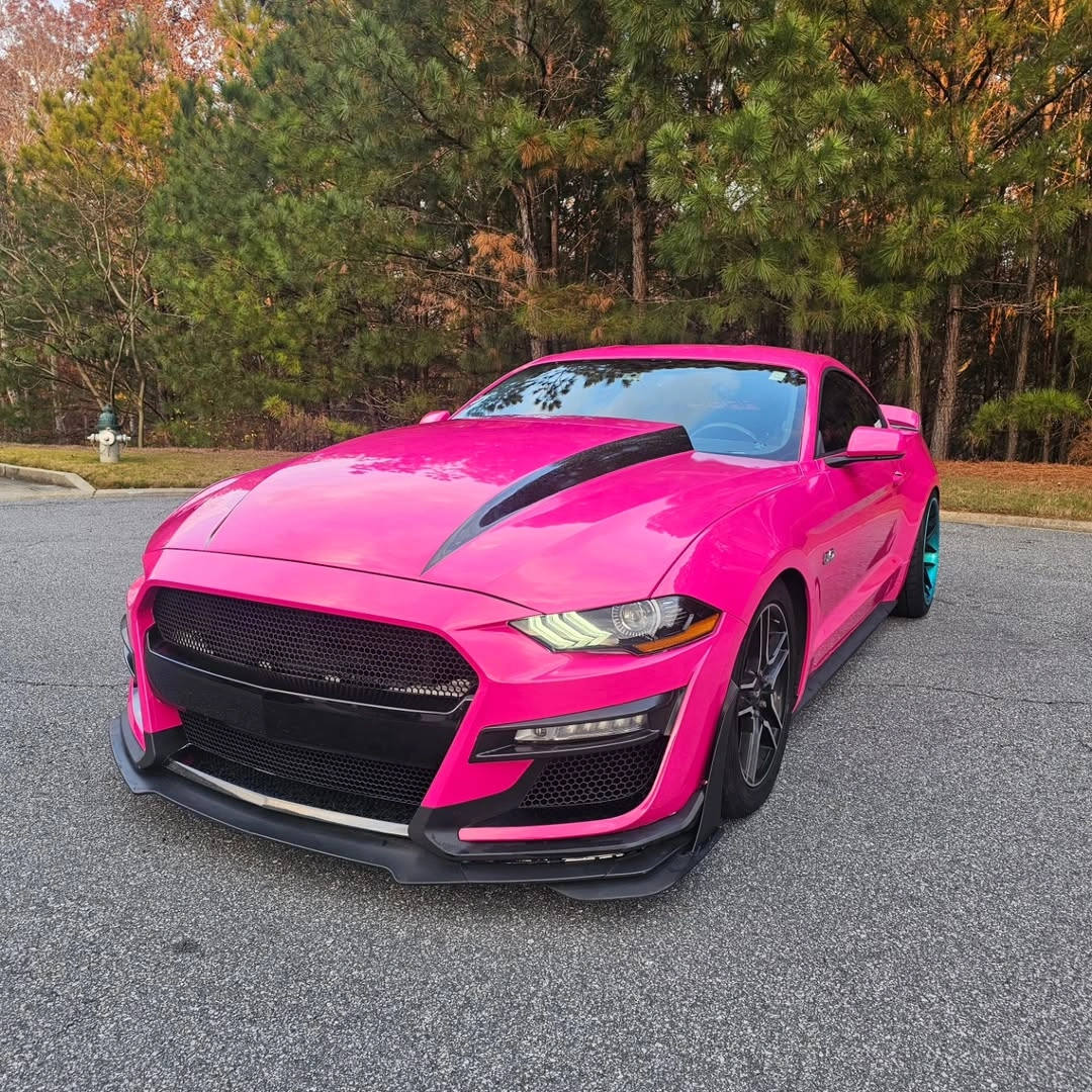 Gloss Metallic Magenta Red Car Vinyl Wrap PET