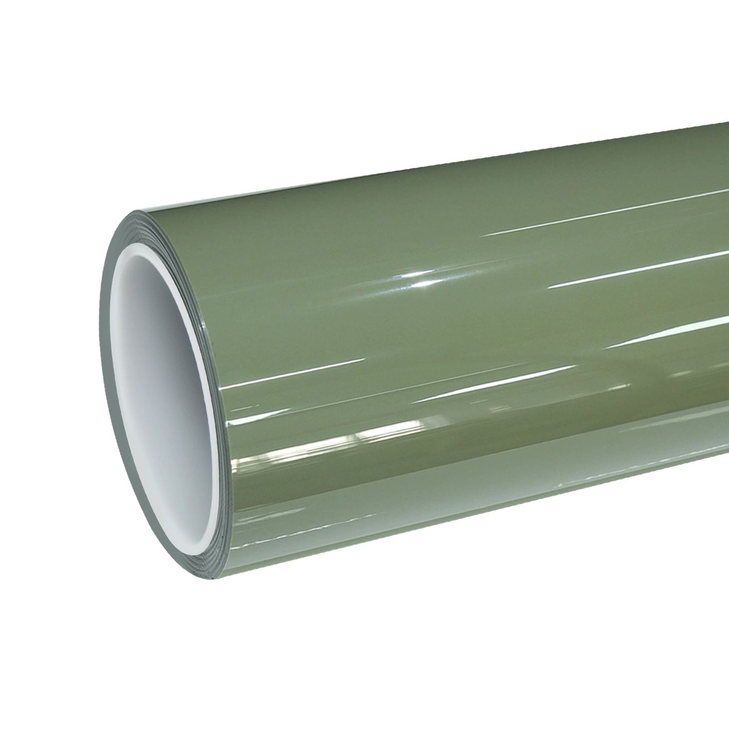 TPU Gloss Light Khaki Green Colored PPF Paint Protection Film | Dawn Mist Green