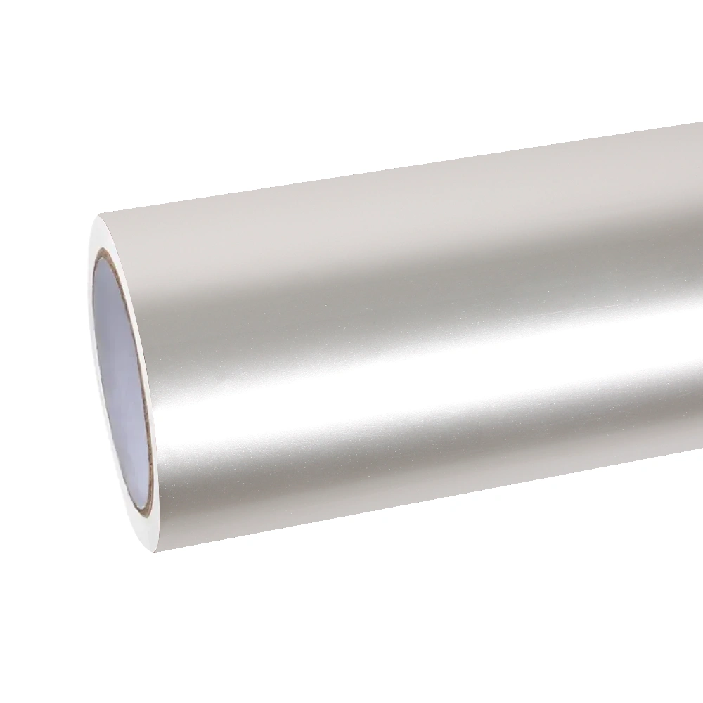 Gloss Liquid Victor Silver Car Vinyl Wrap PET
