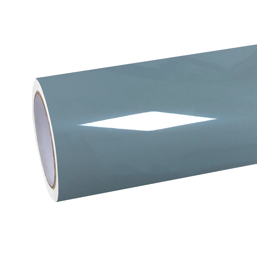Gloss Metallic Shade Green Car Vinyl Wrap PET