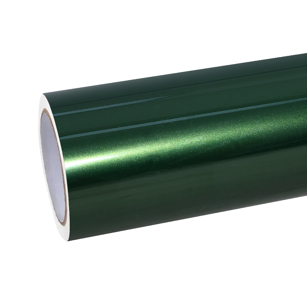 Gloss Metallic Sonoma Green Car Vinyl Wrap PET