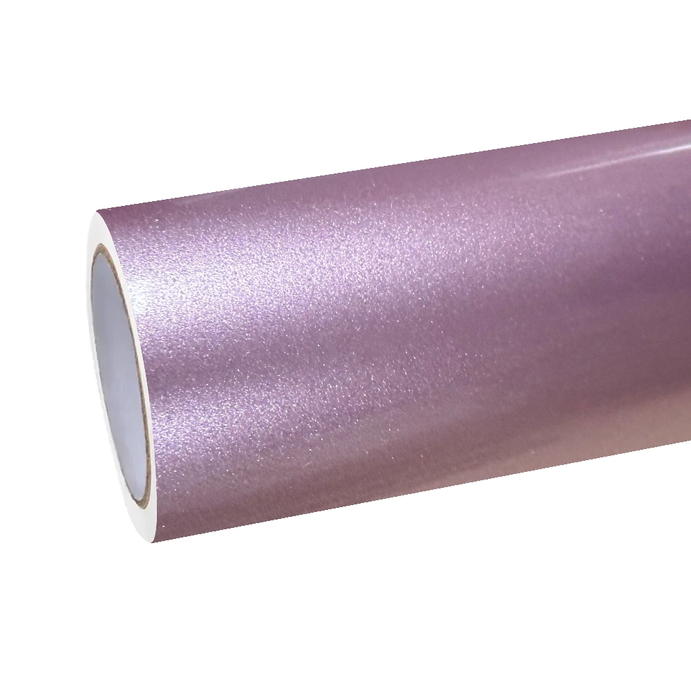 Gloss Metallic Passion Pink Car Vinyl Wrap PET