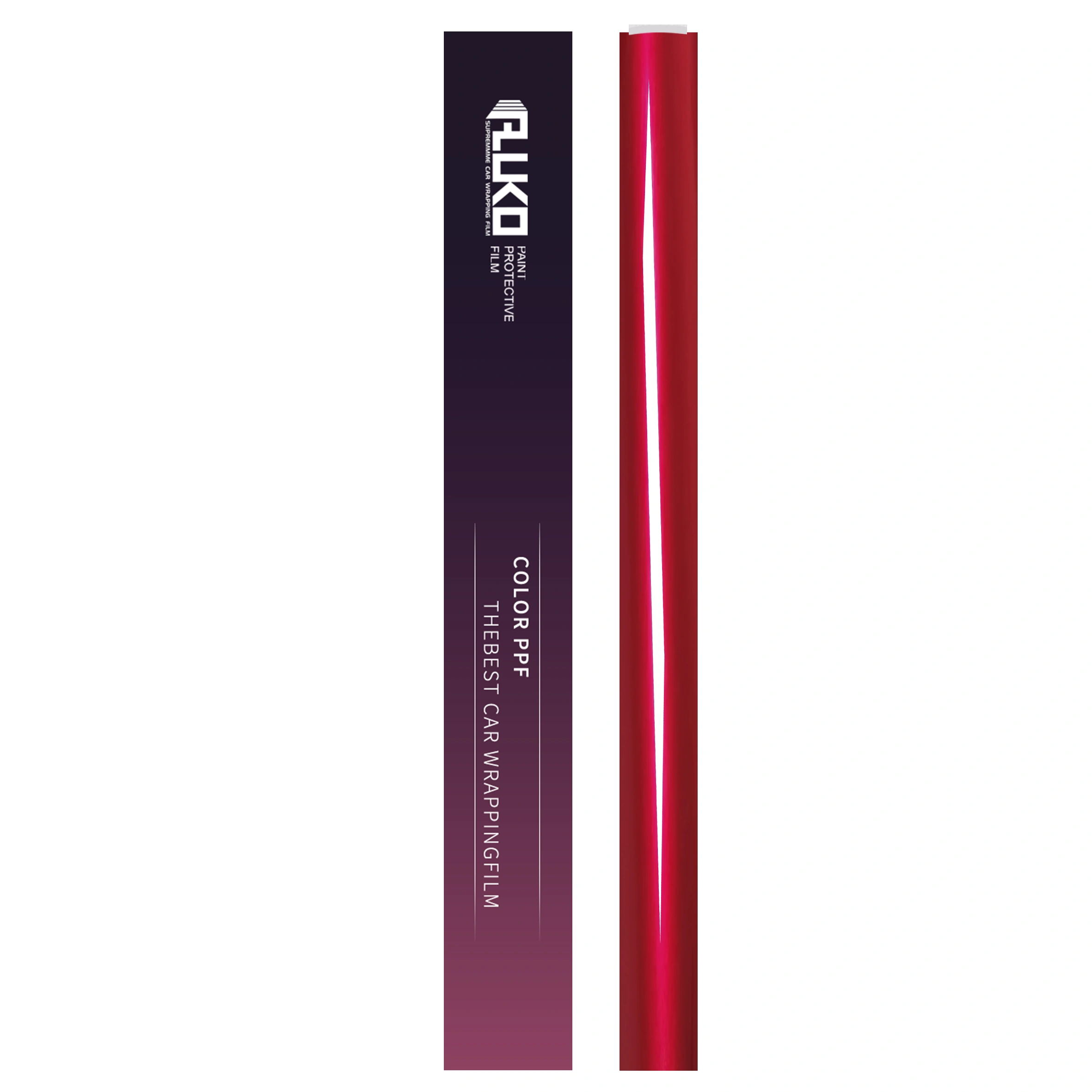 TPU Glossy Metallic Vampire Red Colored PPF Paint Protection Film | Soul Red PPF