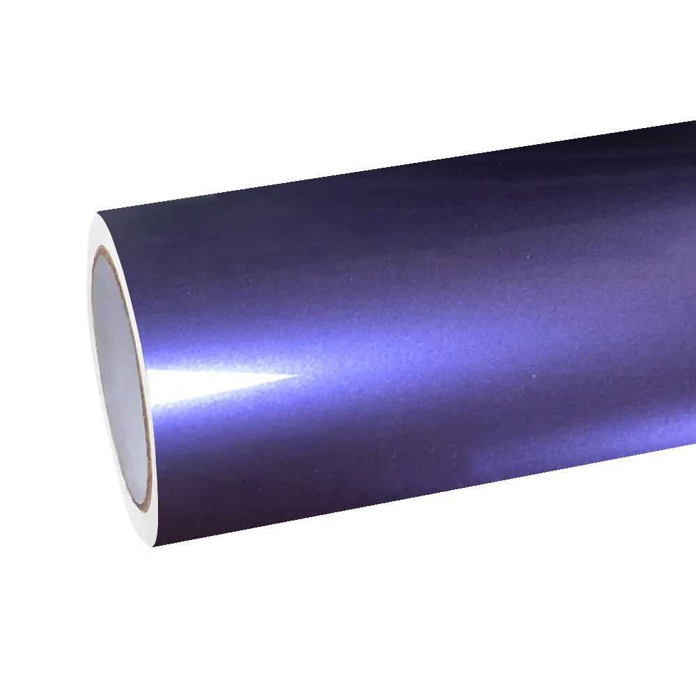 Gloss Metallic Viola Purple Car Vinyl Wrap PET