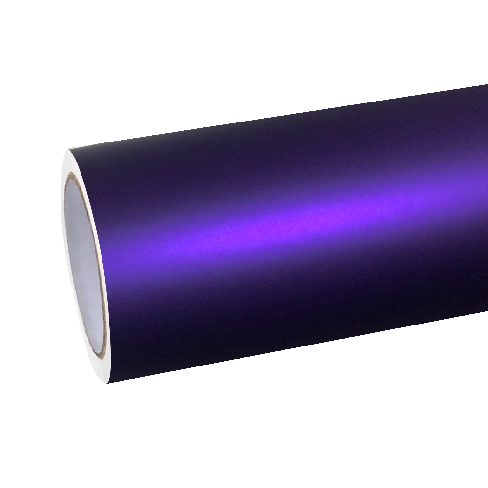 Matte Metallic Liquid Purple Car Vinyl Wrap PET