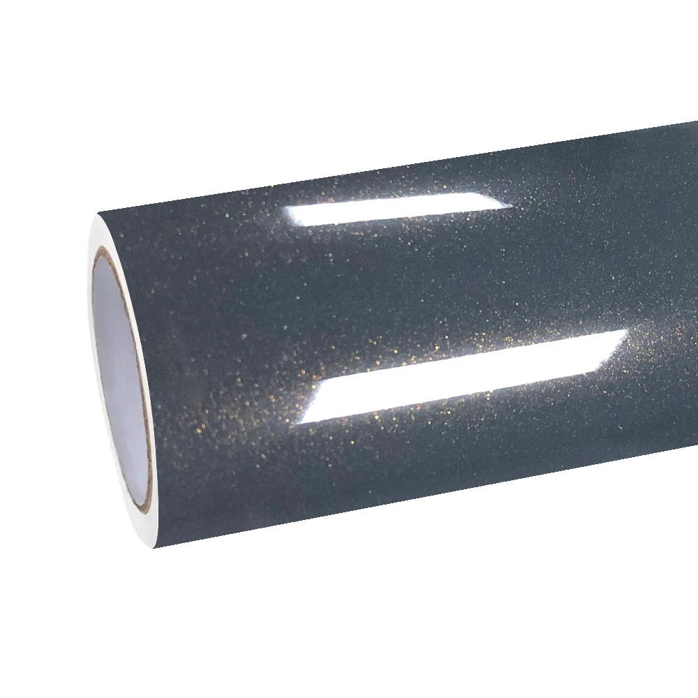 Gloss Metallic Tourmaline Grey Car Vinyl Wrap PET (Light)