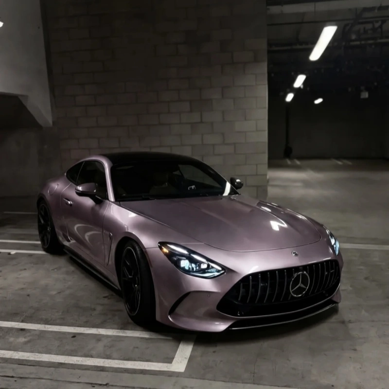TPU Gloss Metallic Crystal Amethyst Color PPF Paint Protection Film