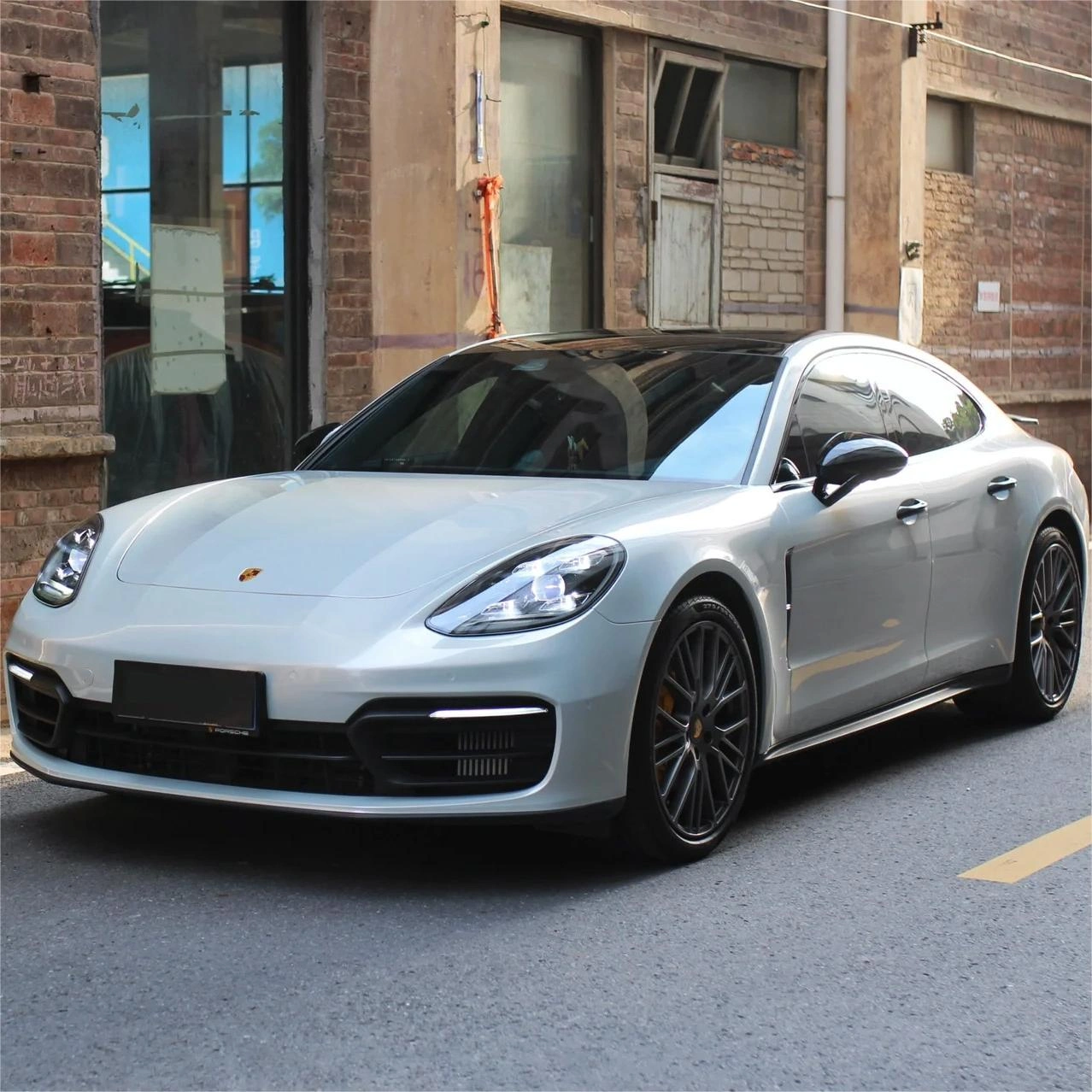 Gloss Metallic Martin Silver Grey Car Vinyl Wrap PET