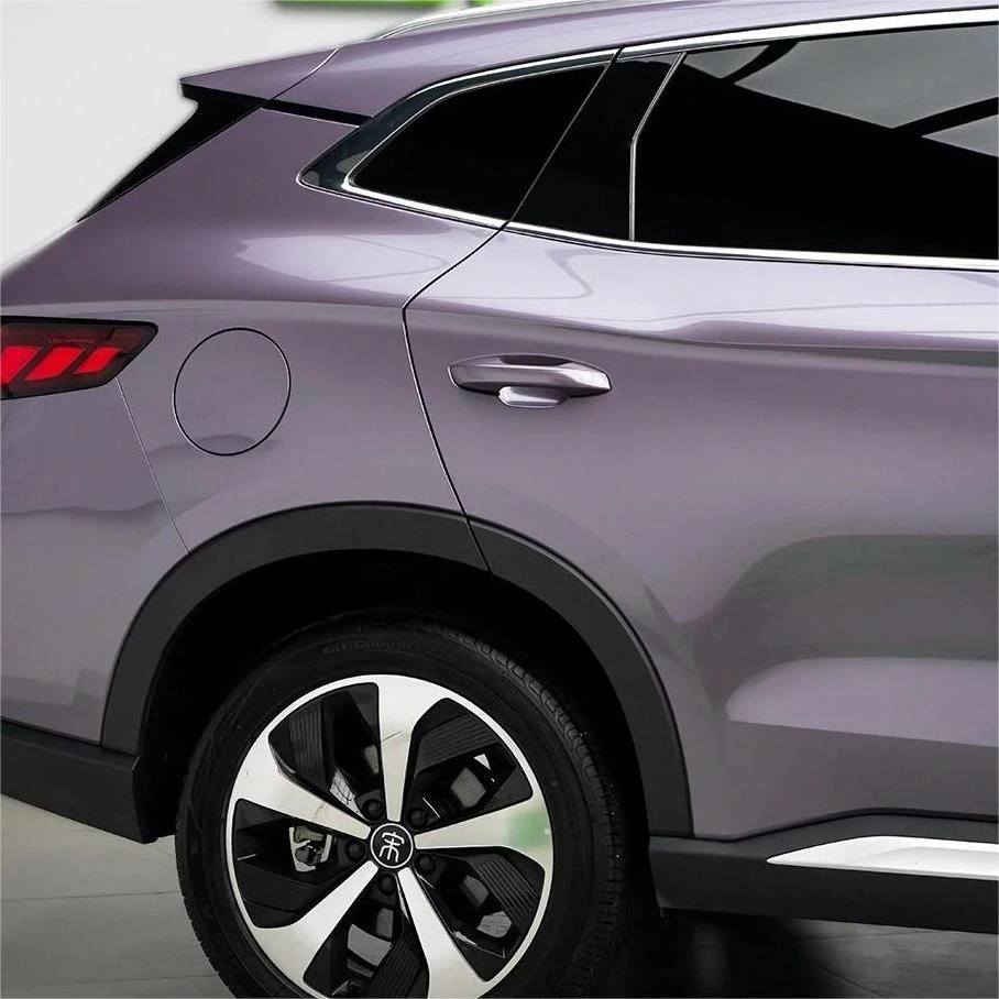 Gloss Metallic Deep Violet Purple Car Vinyl Wrap