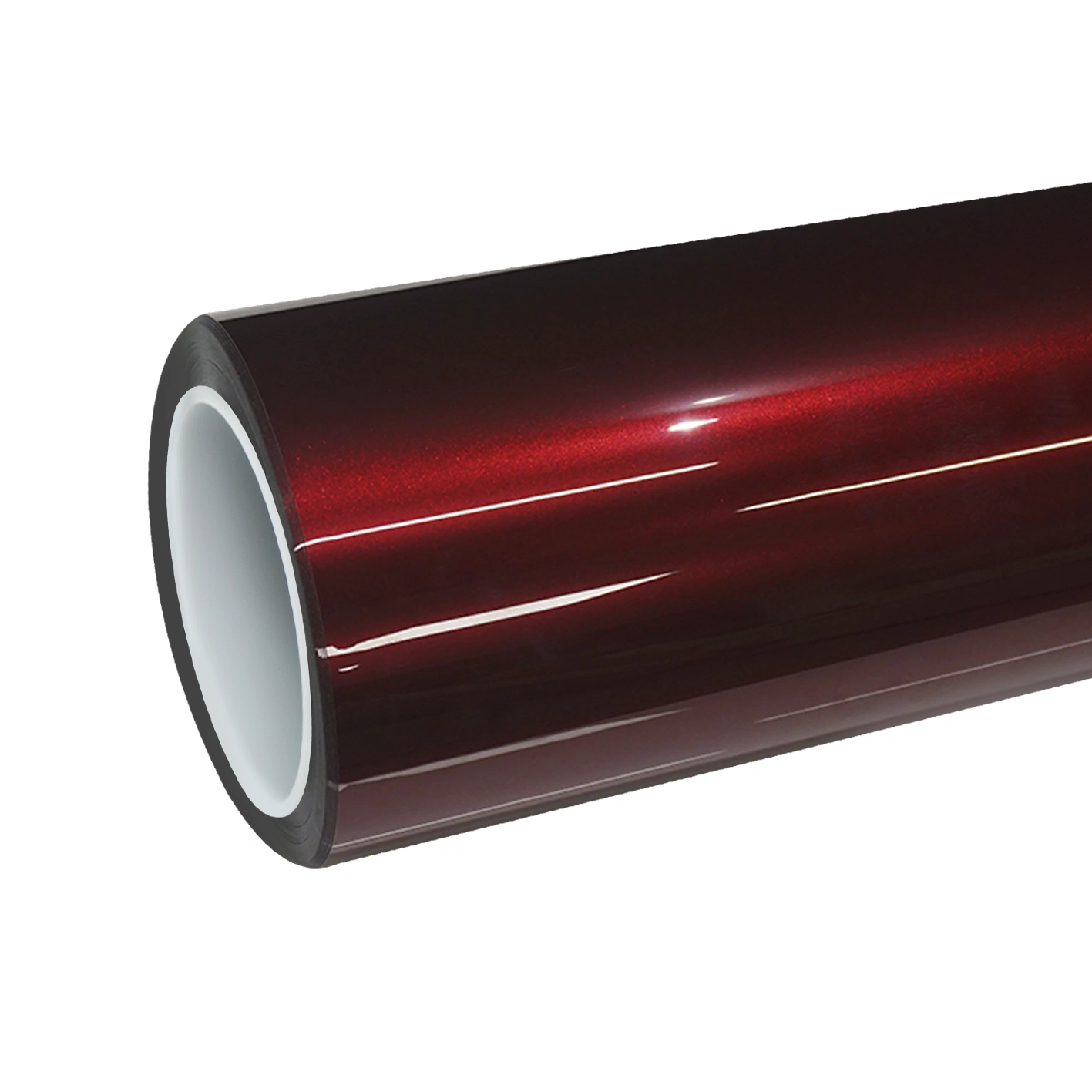 TPU Gloss Metallic Crimson Red Colored PPF Paint Protection Film