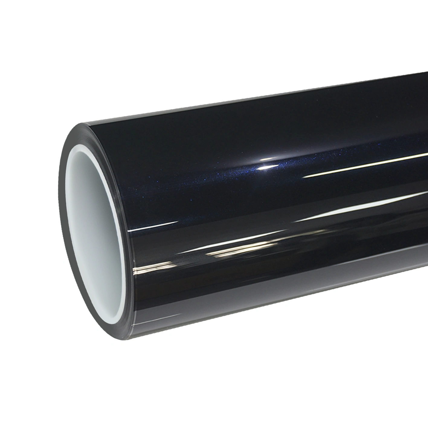 TPU Glossy Metallic Glitter Black Blue Colored PPF Paint Protection Film (Blue Crystal Black PPF)
