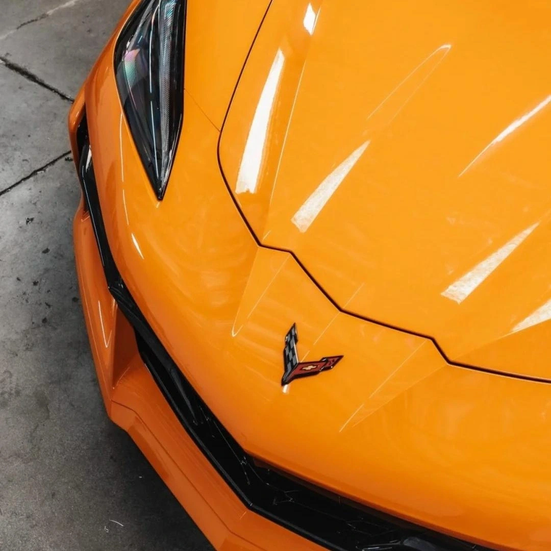 Gloss Orange Car Vinyl Wrap PET