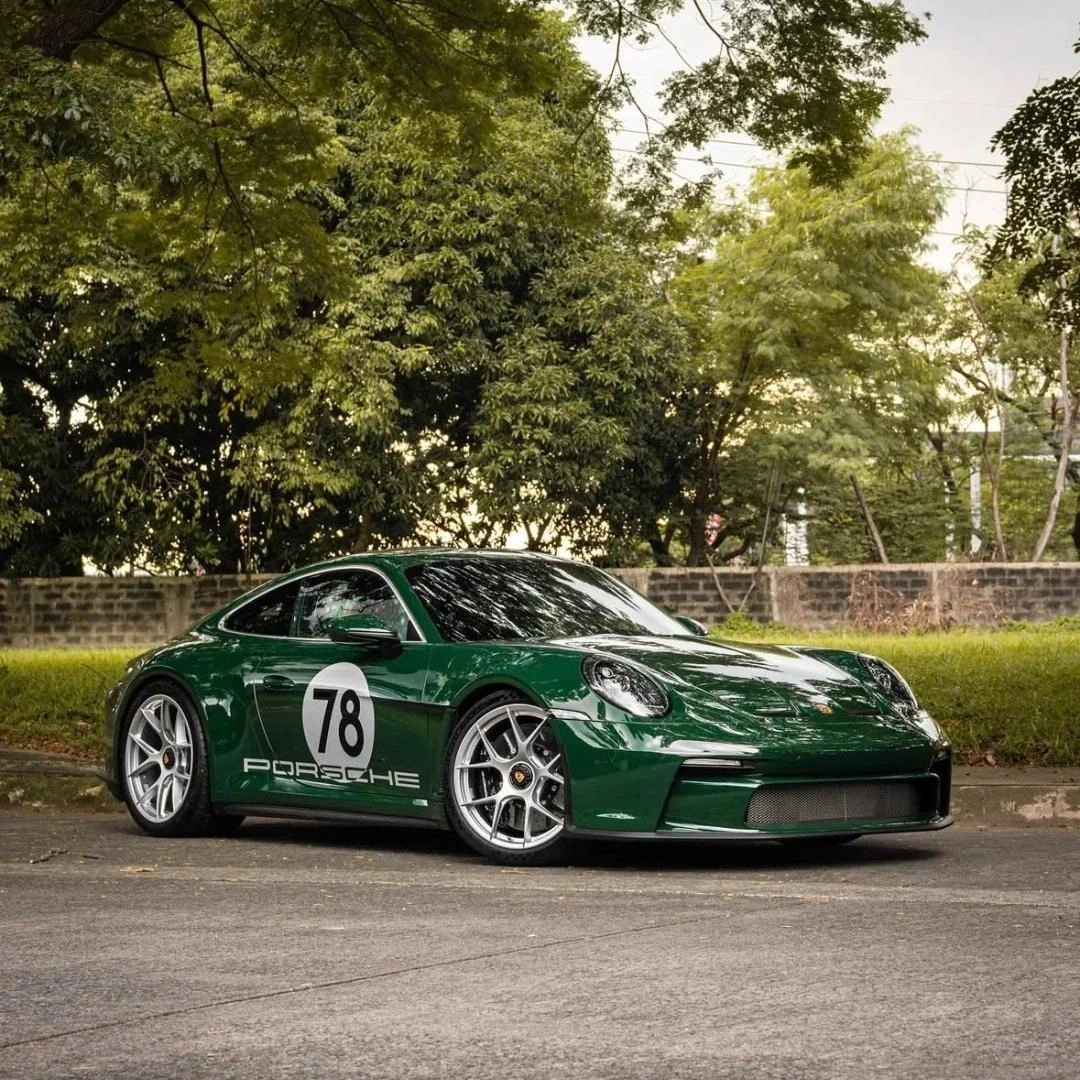 Gloss British Racing Green Car Vinyl Wrap PET