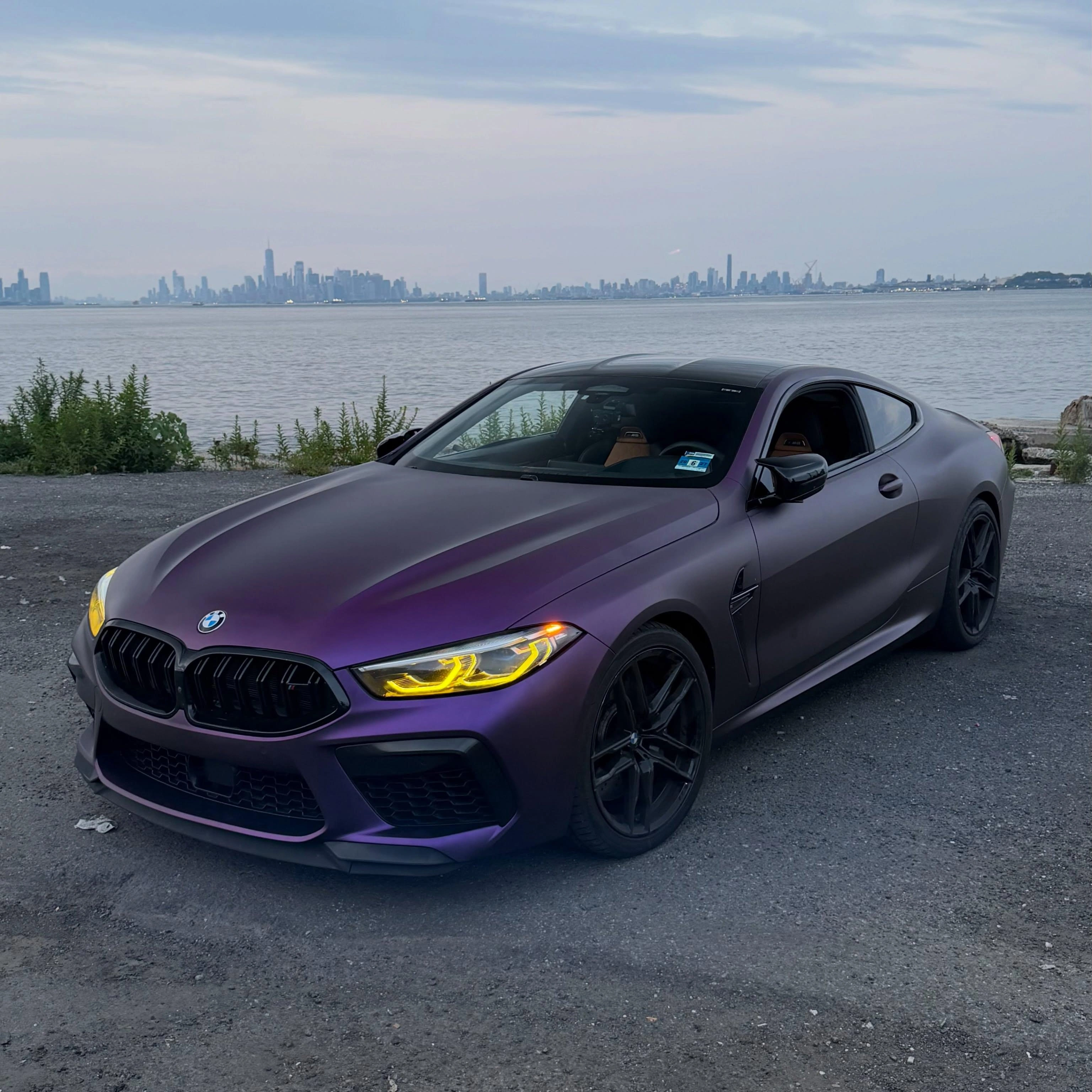 Matte Magic Purple Russian Violet Purple Car Vinyl Wrap PET