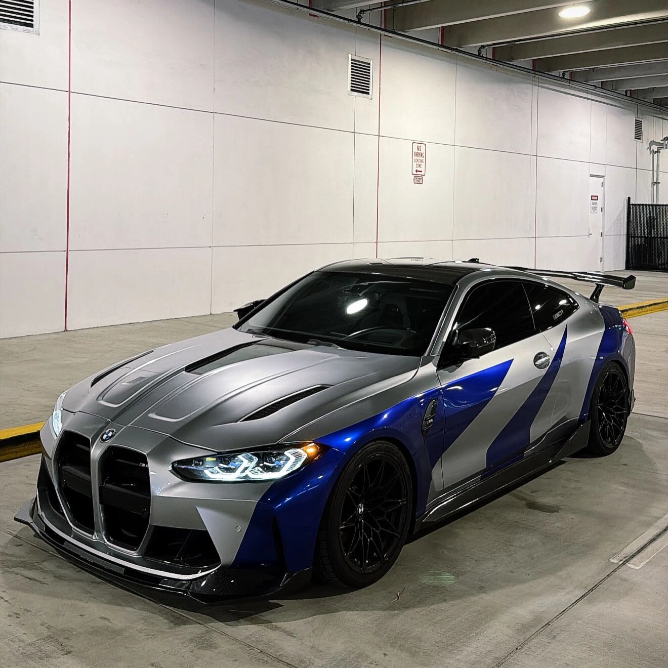 Gloss Metallic GT Silver Car Vinyl Wrap PET