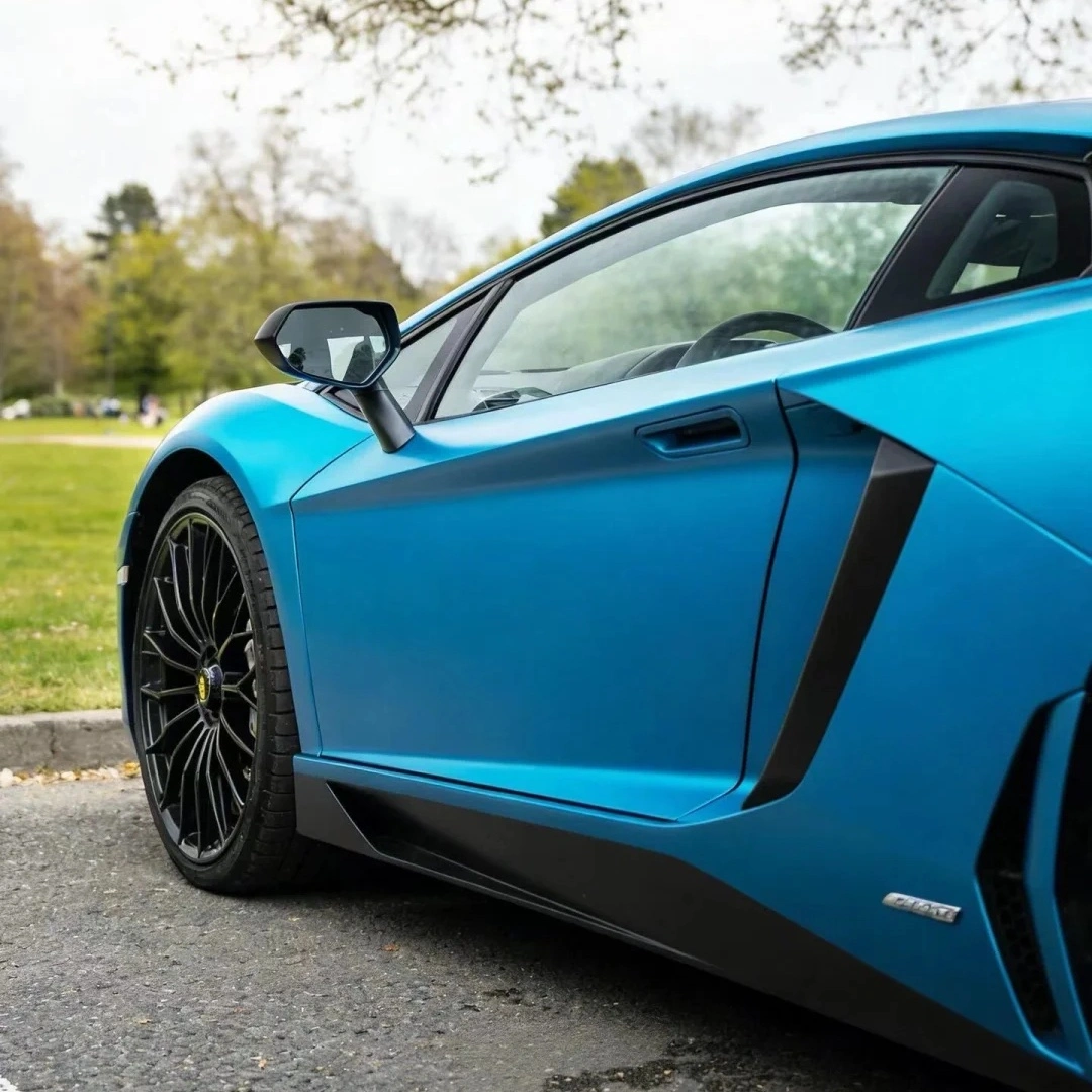 TPU Satin Tunisian Blue Colored PPF Paint Protection Film