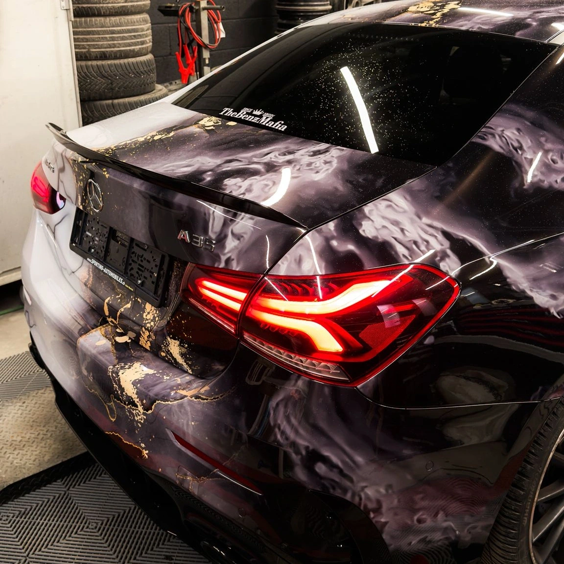 Marble Print Vinyl Wrap Film Custom Car Wrap