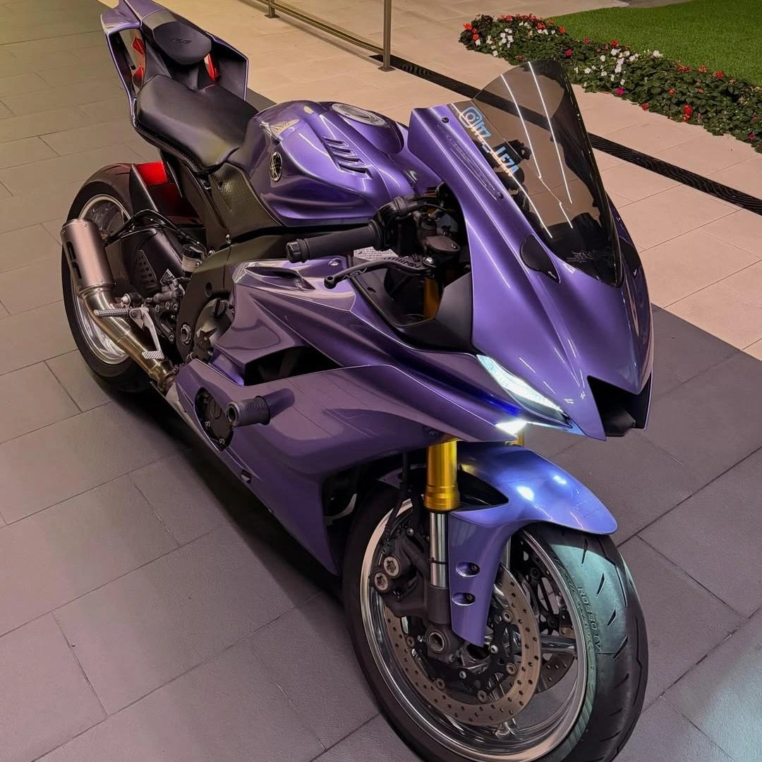 Gloss Metallic Viola Purple Car Vinyl Wrap PET