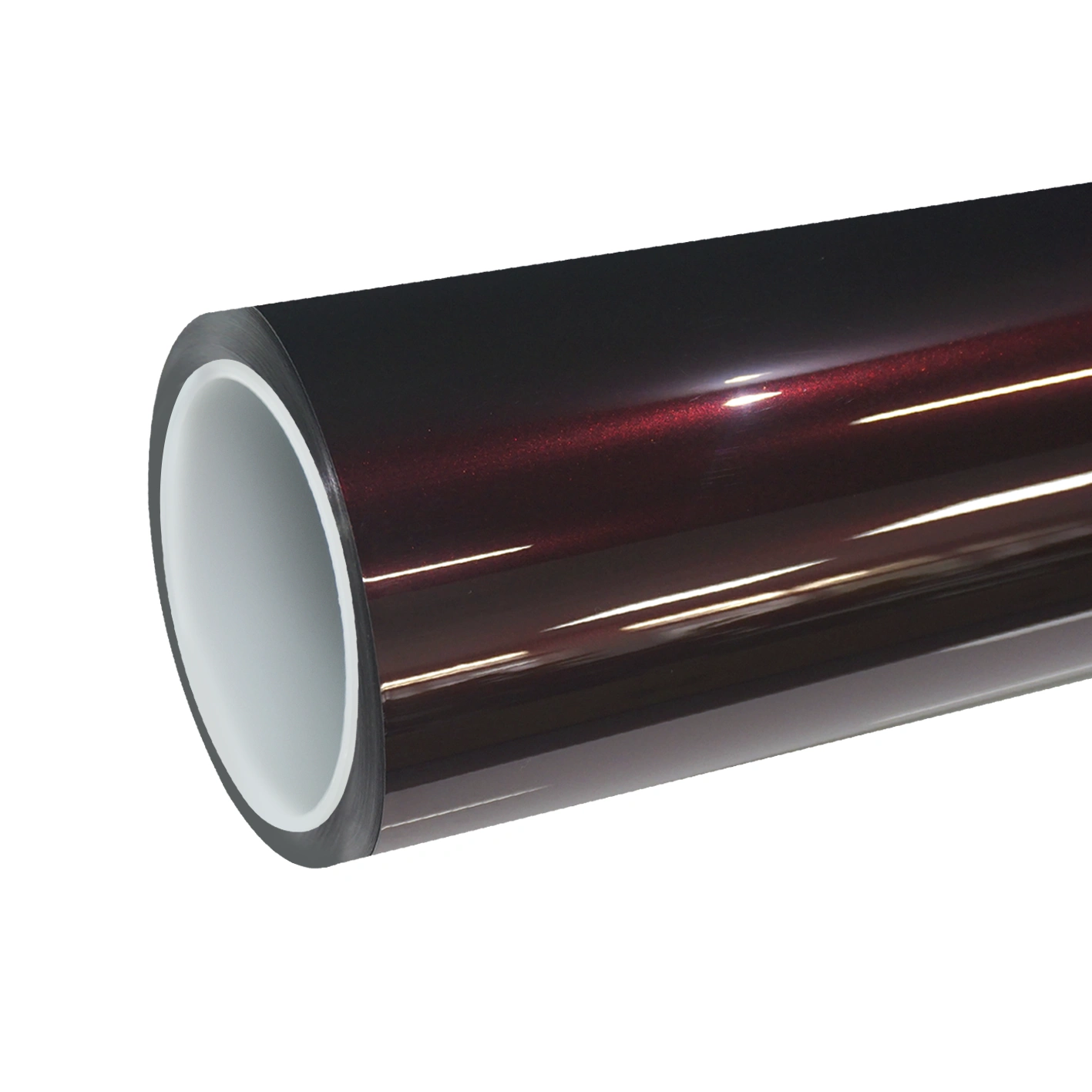 TPU Gloss Metallic Plum Red Colored PPF Paint Protection Film