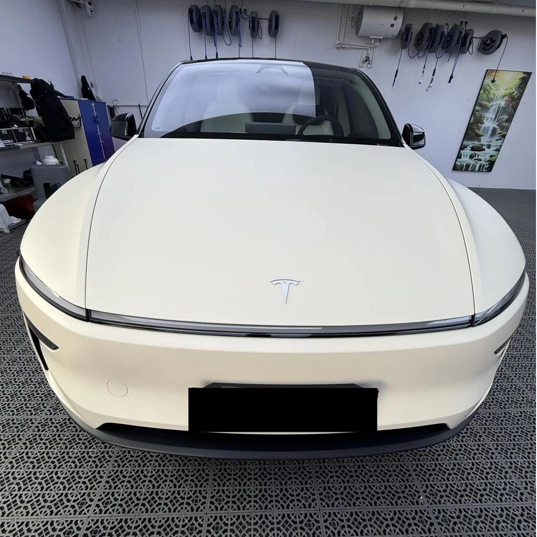 Ultimate Flat Pepper White Car Vinyl Wrap PET