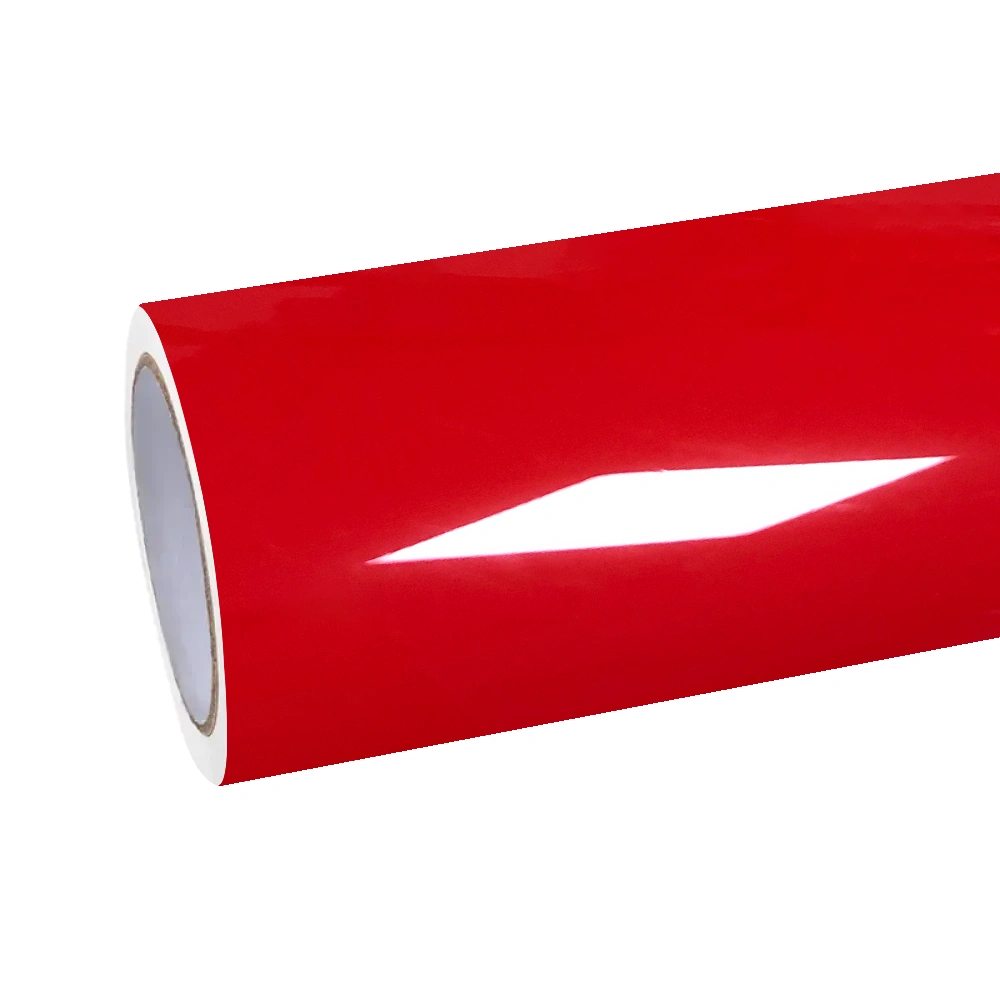Gloss Red Car Vinyl Wrap PET