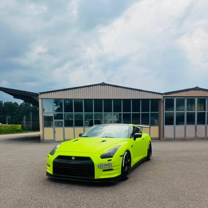 Matte Ultimate Flat Fluorescent Yellow Car Vinyl Wrap PET