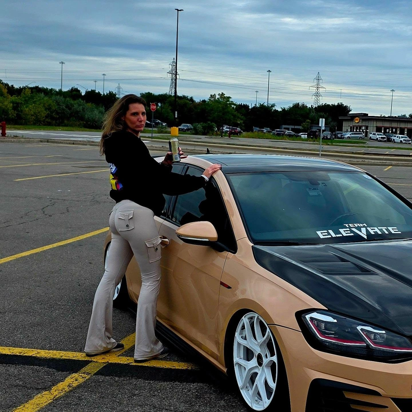 Gloss AMG Desert Yellow Car Vinyl Wrap PET