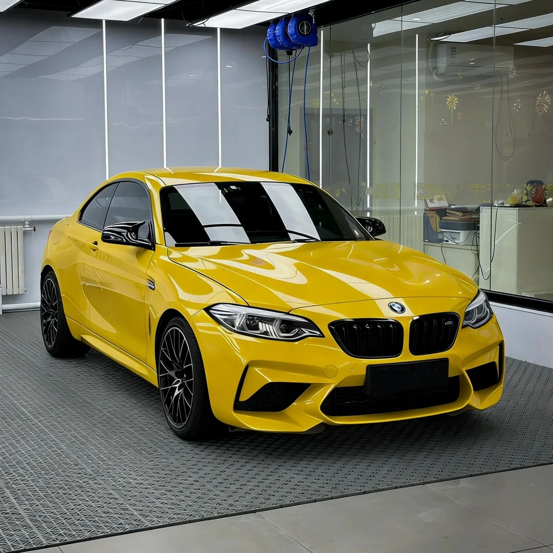 TPU Glossy Signal Yellow Colored PPF Paint Protection Film