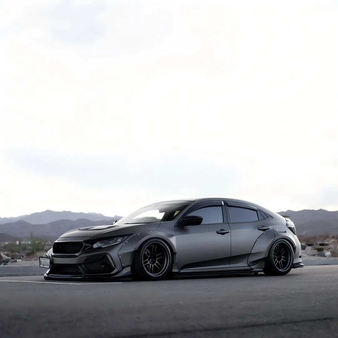 Matte Ultimate Flat Meteorites Grey Car Vinyl Wrap PET