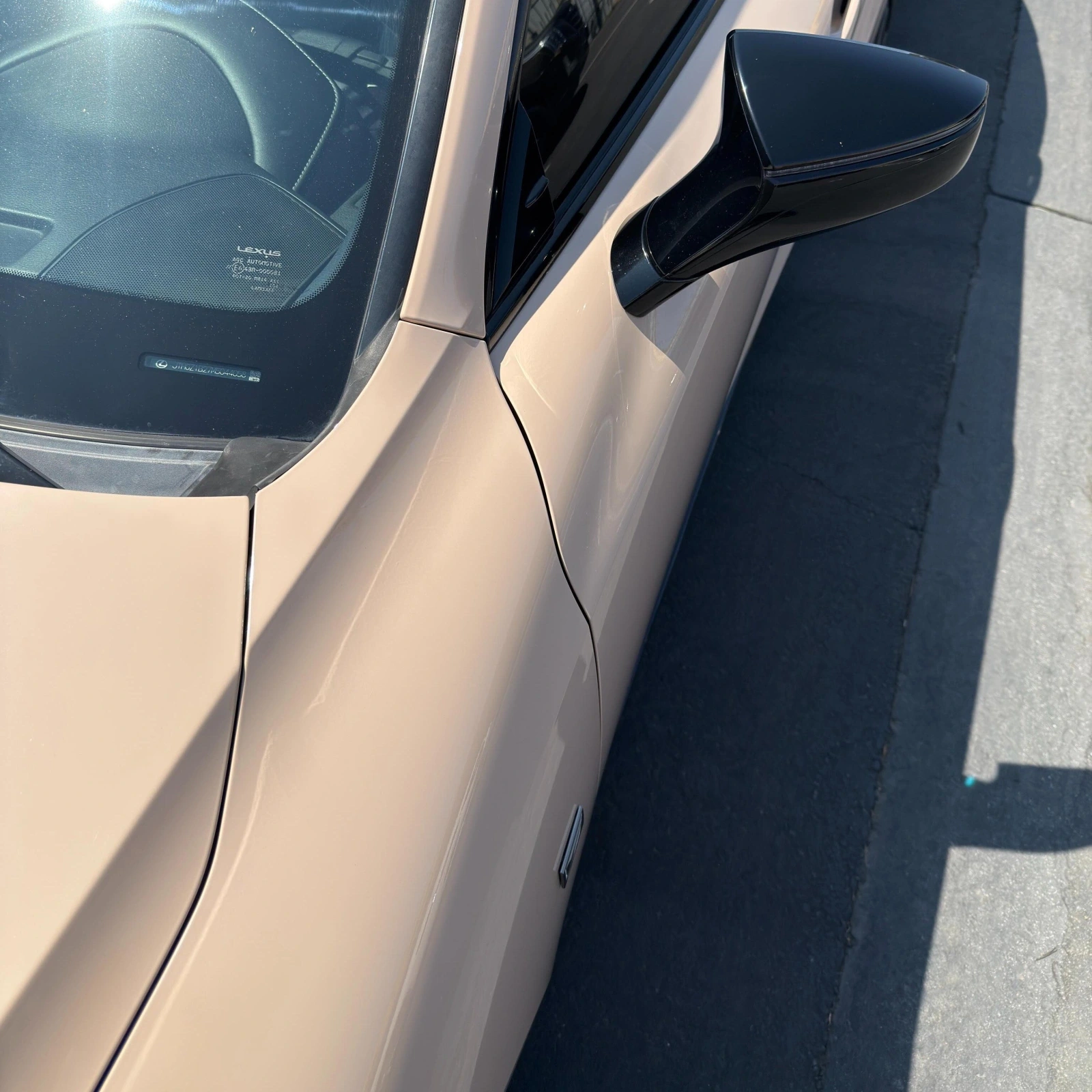 Gloss Super Shine Latte Car Vinyl Wrap PET