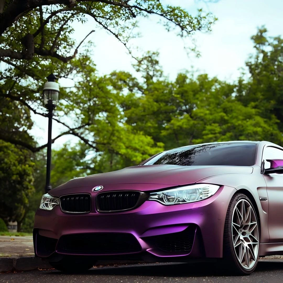 TPU Satin Russian Violet Purple Colored PPF Paint Protection Film