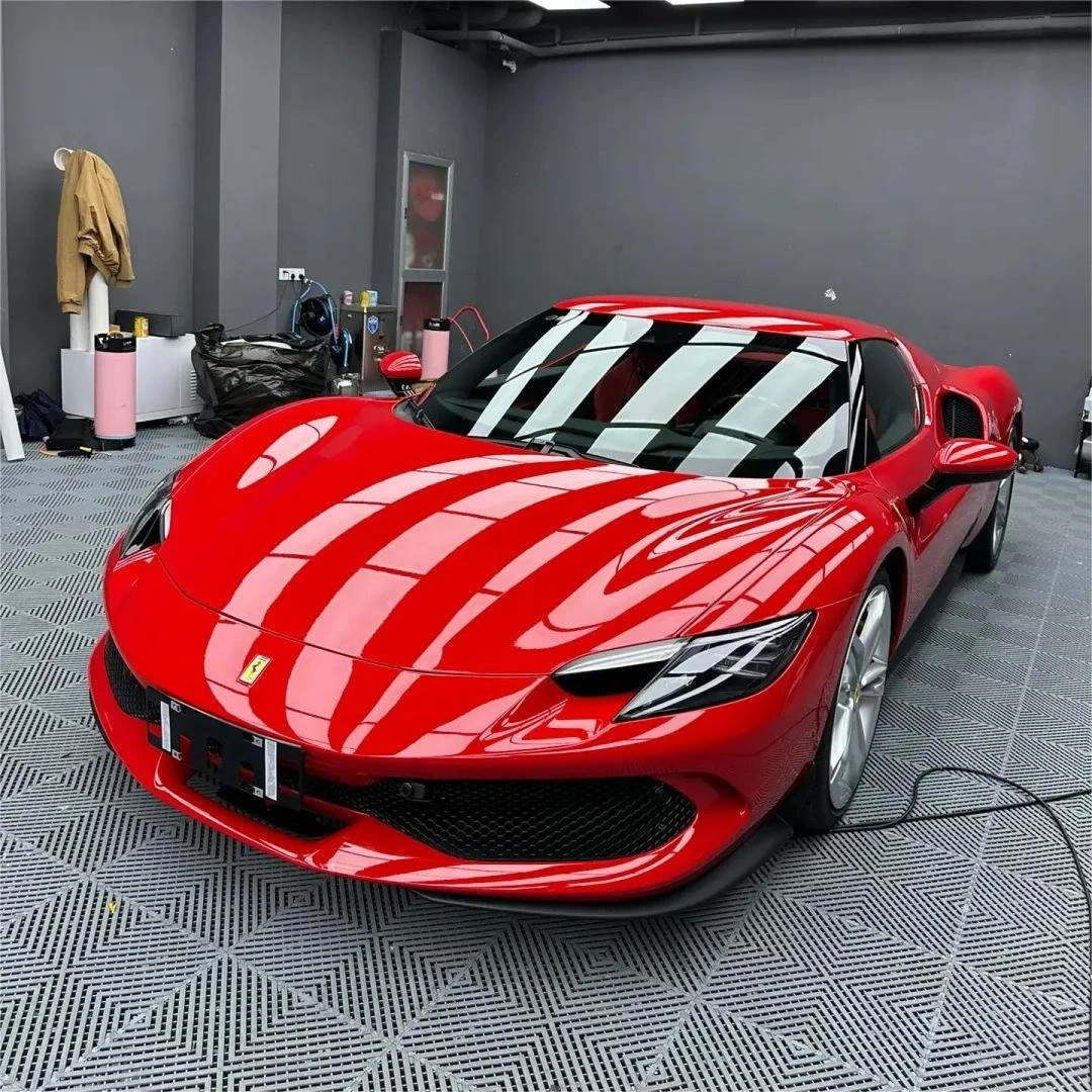 Gloss Red Car Vinyl Wrap PET