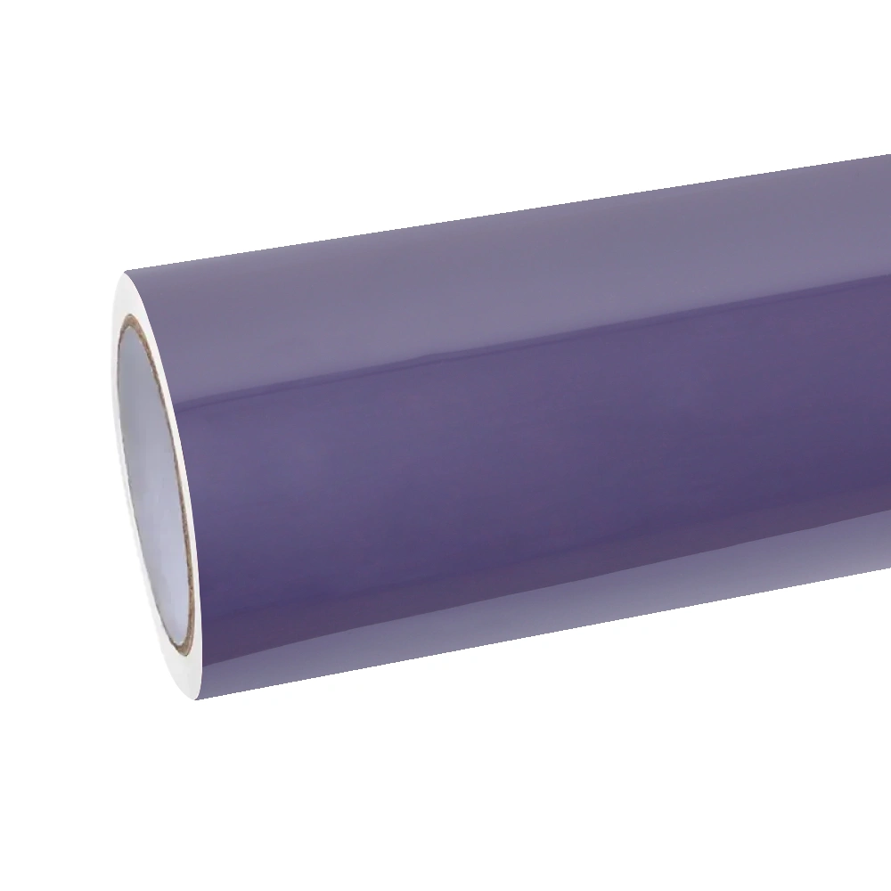 Gloss Metallic Hazy Purple Car Vinyl Wrap PET
