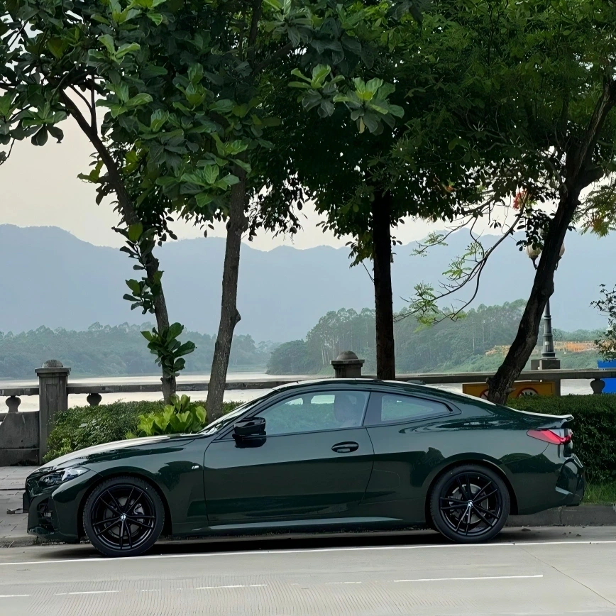 Gloss Metallic Royal Green Car Vinyl Wrap PET