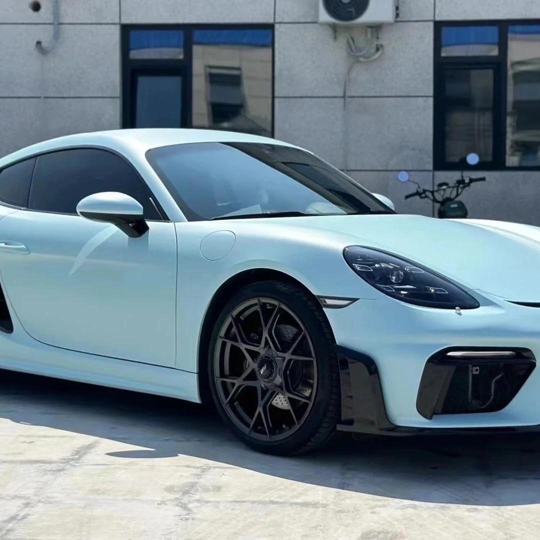 Ultimate Flat Light Blue Car Vinyl Wrap PET