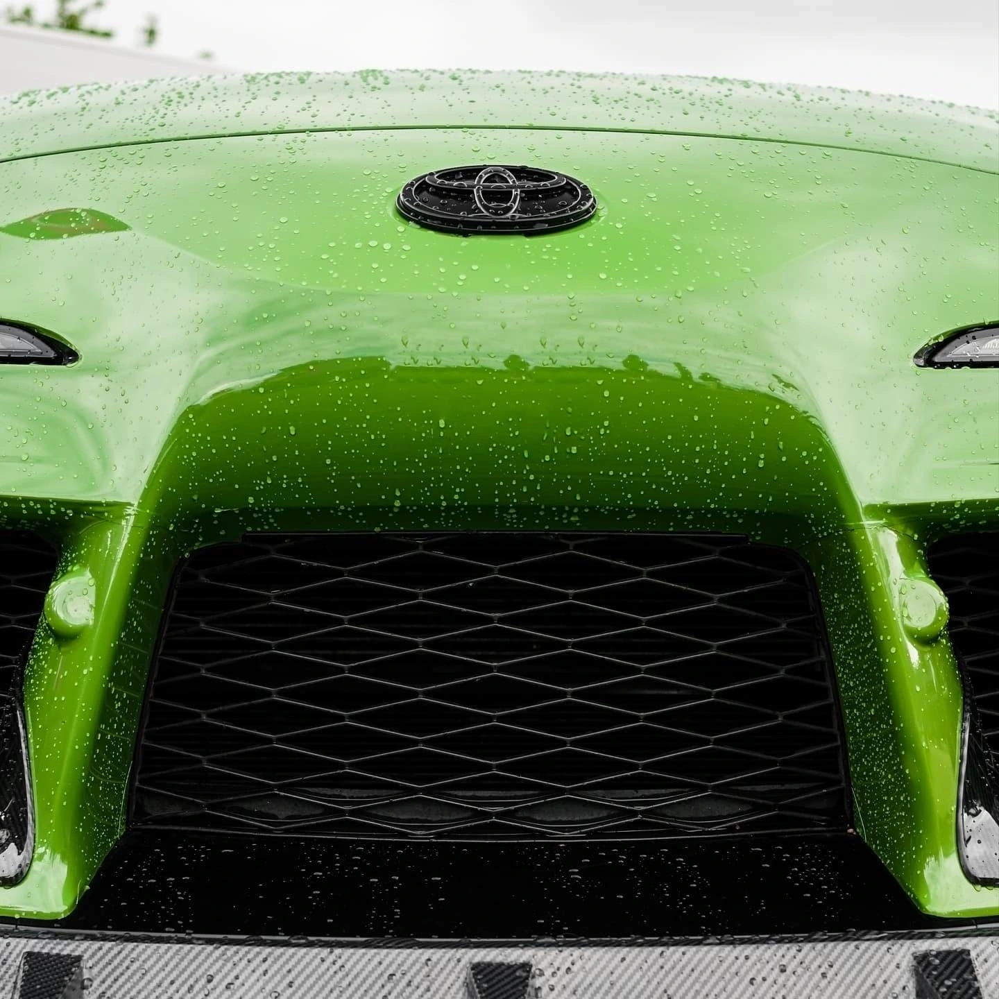 Gloss Racing Green Car Vinyl Wrap PET