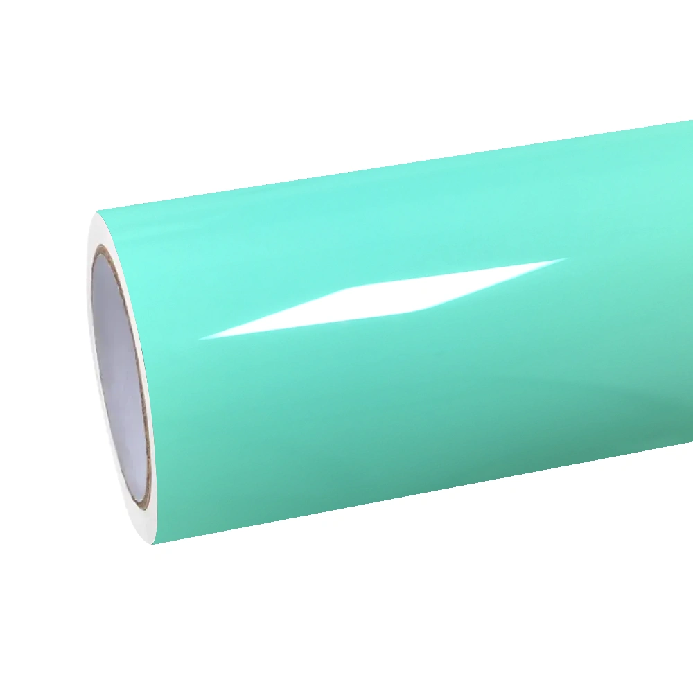 Gloss Mint Green Car Vinyl Wrap PET