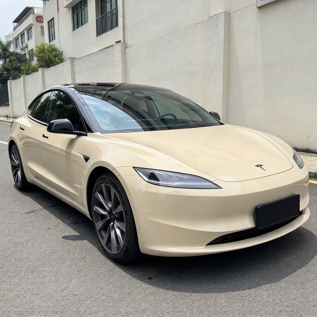 TPU Gloss Sahara Yellow Colored PPF Paint Protection Film