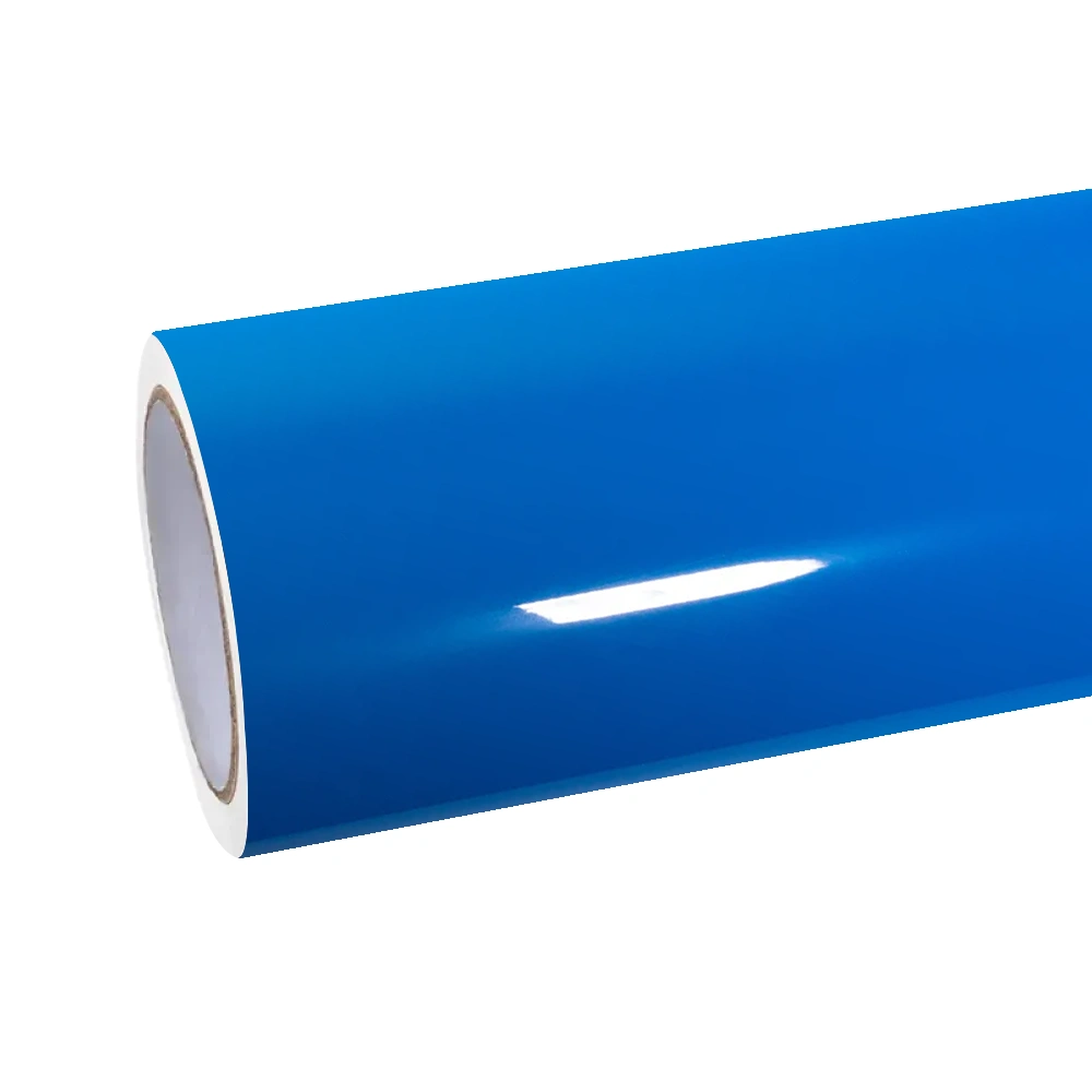 Gloss Voodoo Blue Car Vinyl Wrap PET