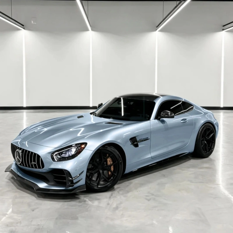 TPU Gloss Liquid Metallic Monet Blue Color PPF Paint Protection Film