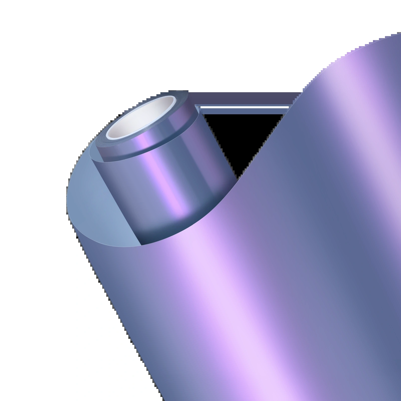 Gloss Metallic Chameleon Candy Grey Purple Car Vinyl Wrap PET