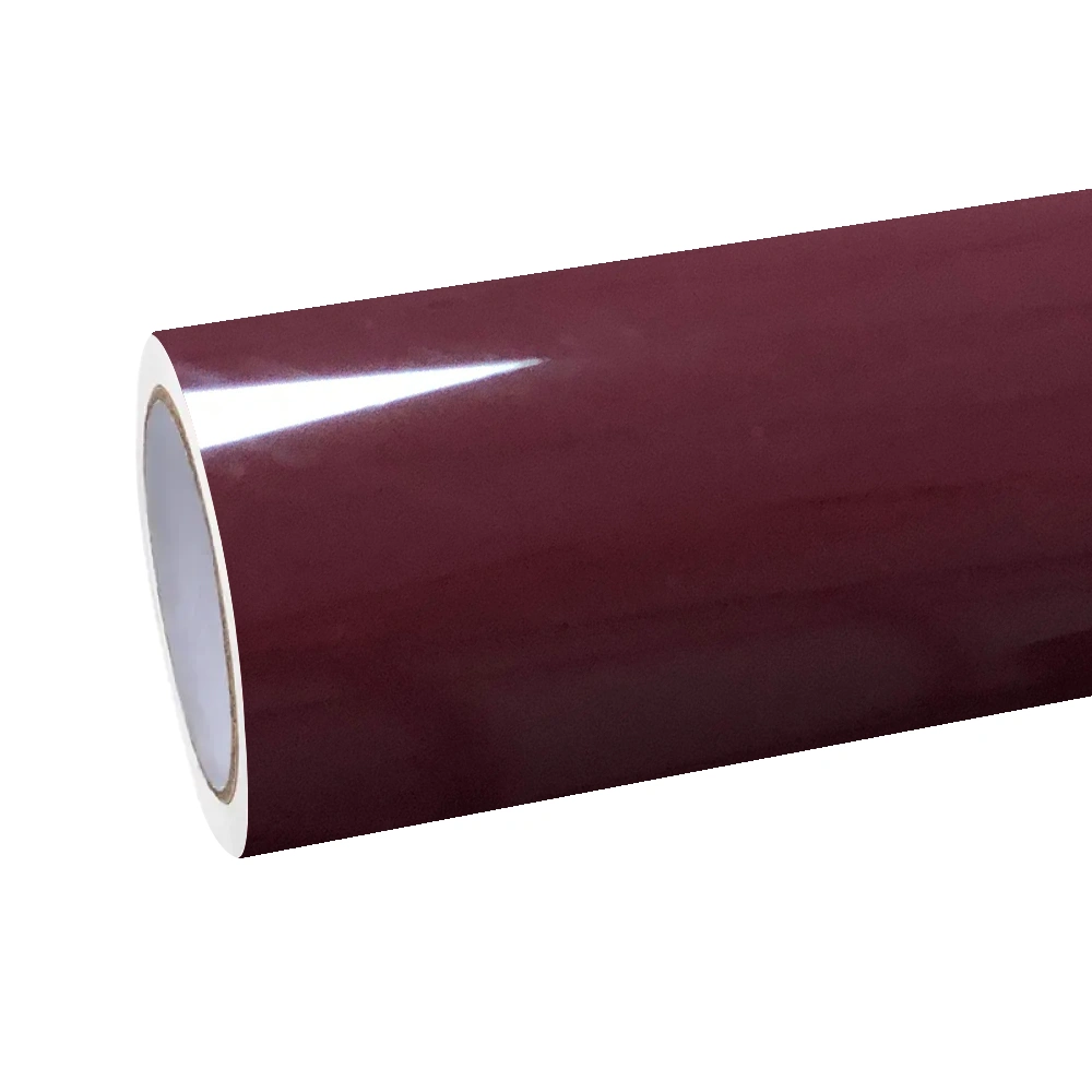 Gloss Metallic Ancora Red Car Vinyl Wrap PET