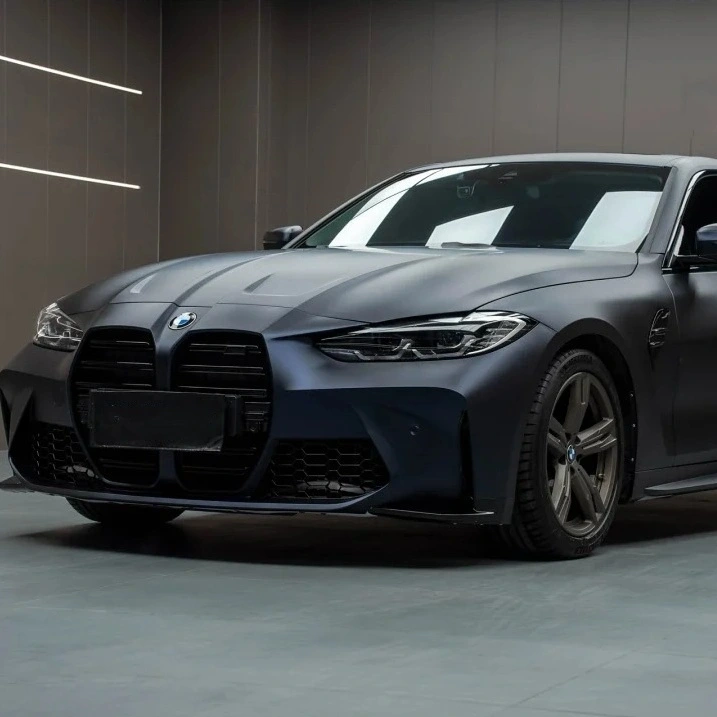 Best Matte Dark Blue Car Vinyl Wrap PET