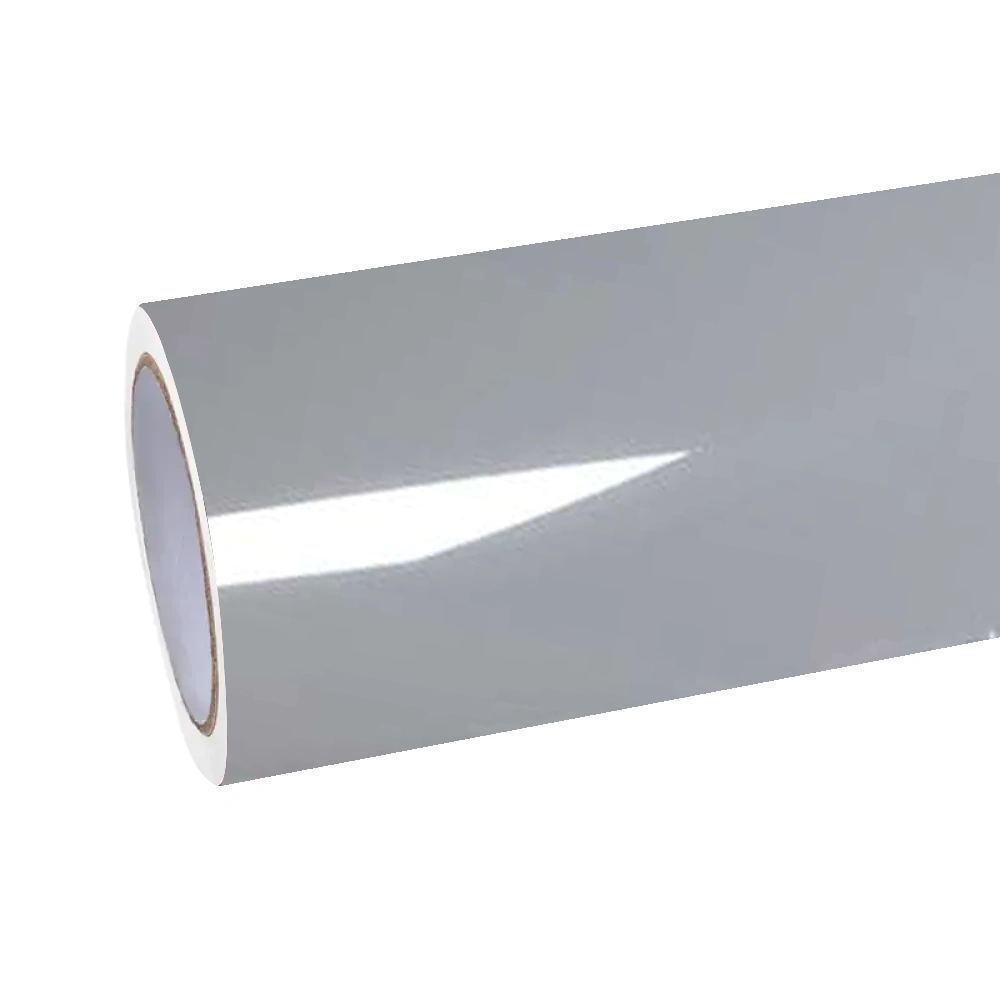 Gloss Light Nardo Grey Car Vinyl Wrap PET